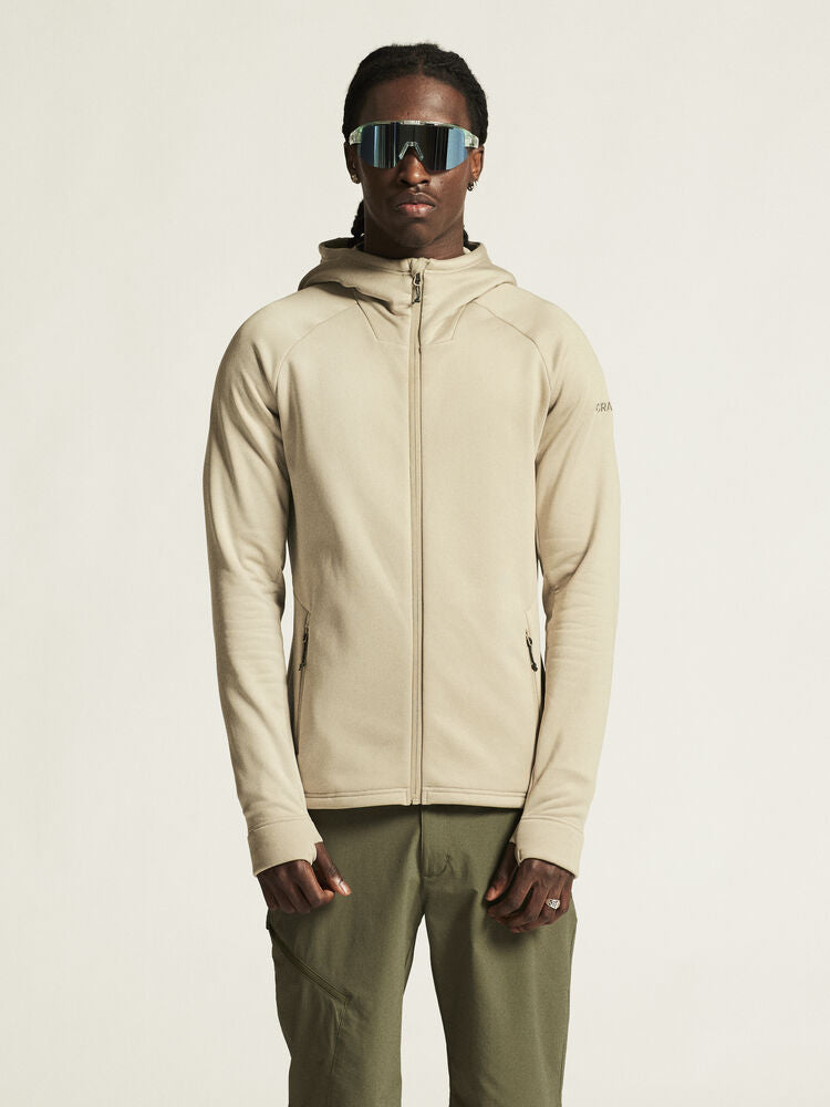 ADV Explore Power Fleece Hood Jkt - Heren