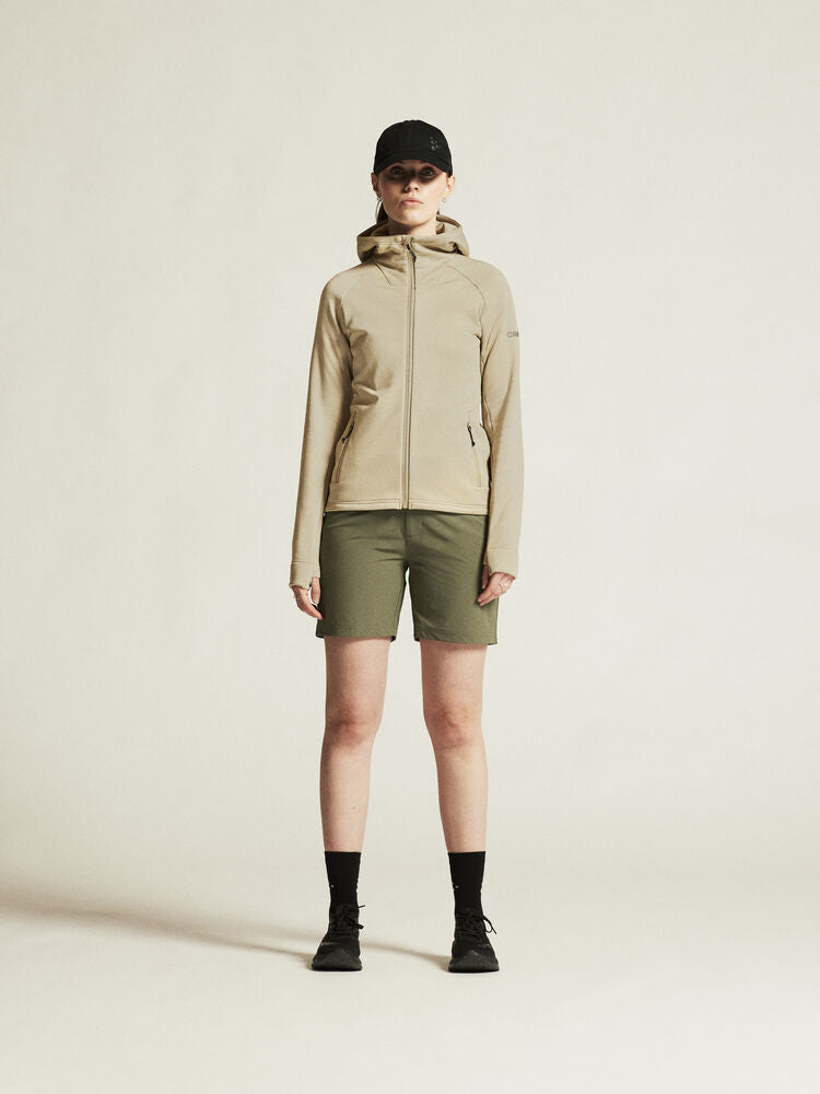 ADV Explore Power Fleece Hood Jkt - Dames